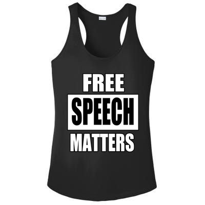 Free Speech Matters Ladies PosiCharge Competitor Racerback Tank