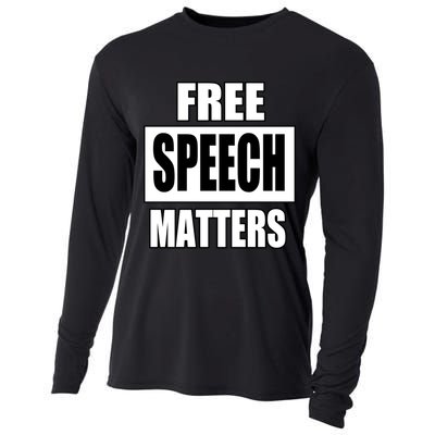 Free Speech Matters Cooling Performance Long Sleeve Crew