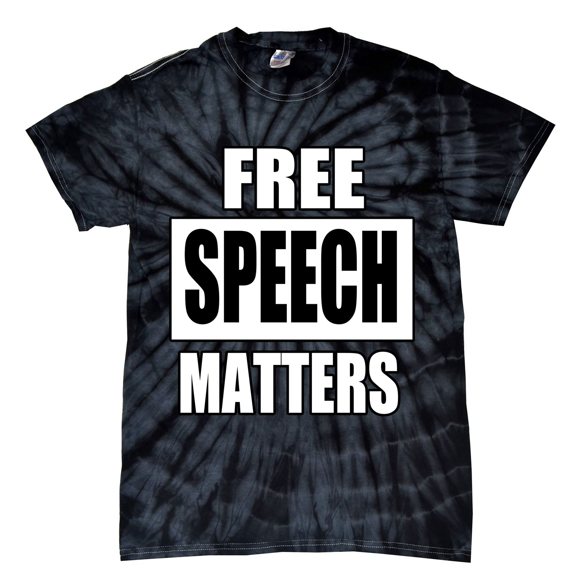 Free Speech Matters Tie-Dye T-Shirt