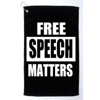 Free Speech Matters Golf Towel