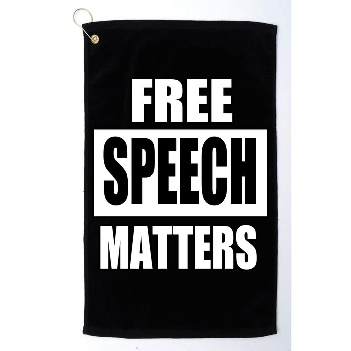 Free Speech Matters Golf Towel