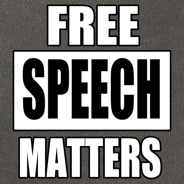 Free Speech Matters Cotton Canvas Backpack