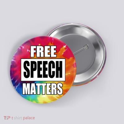 Free Speech Matters Button