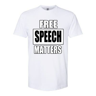 Free Speech Matters Softstyle® CVC T-Shirt