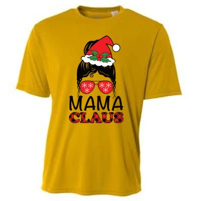 Funny Santa Mama Claus Christmas Matching Family Mom Meaningful Gift Cooling Performance Crew T-Shirt