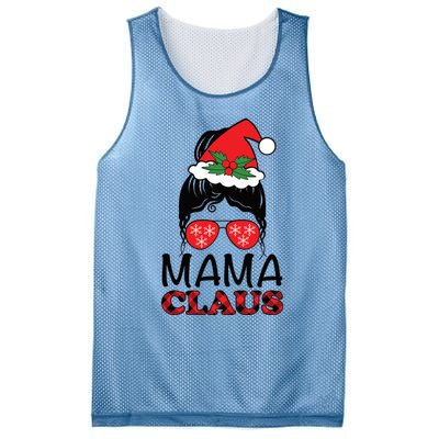 Funny Santa Mama Claus Christmas Matching Family Mom Meaningful Gift Mesh Reversible Basketball Jersey Tank