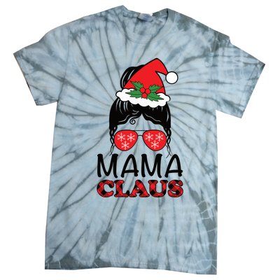 Funny Santa Mama Claus Christmas Matching Family Mom Meaningful Gift Tie-Dye T-Shirt