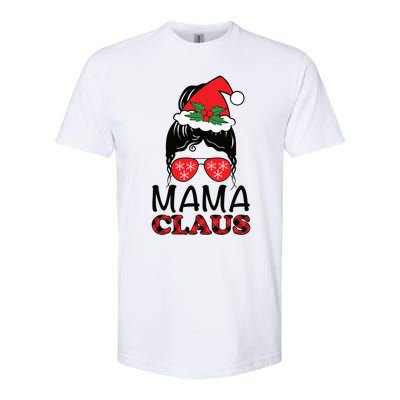 Funny Santa Mama Claus Christmas Matching Family Mom Meaningful Gift Softstyle CVC T-Shirt