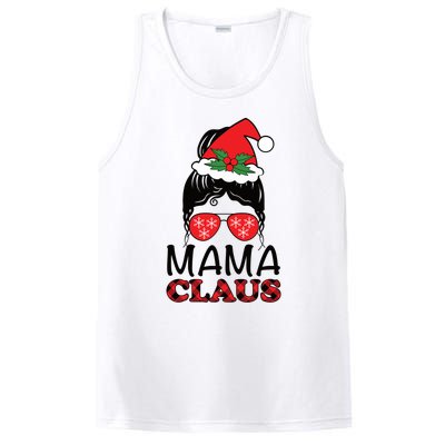 Funny Santa Mama Claus Christmas Matching Family Mom Meaningful Gift PosiCharge Competitor Tank