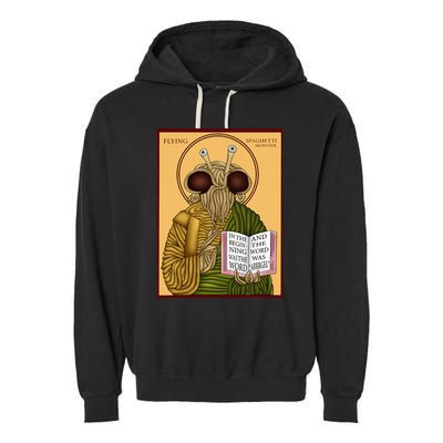 Flying Spaghetti Monster Fsm Pastafarian Garment-Dyed Fleece Hoodie
