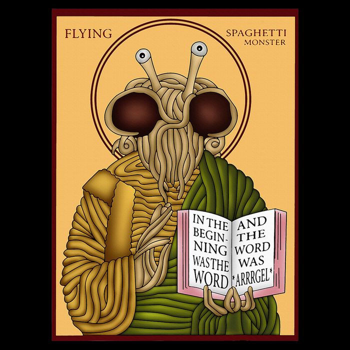 Flying Spaghetti Monster Fsm Pastafarian Cooling Performance Crew T-Shirt