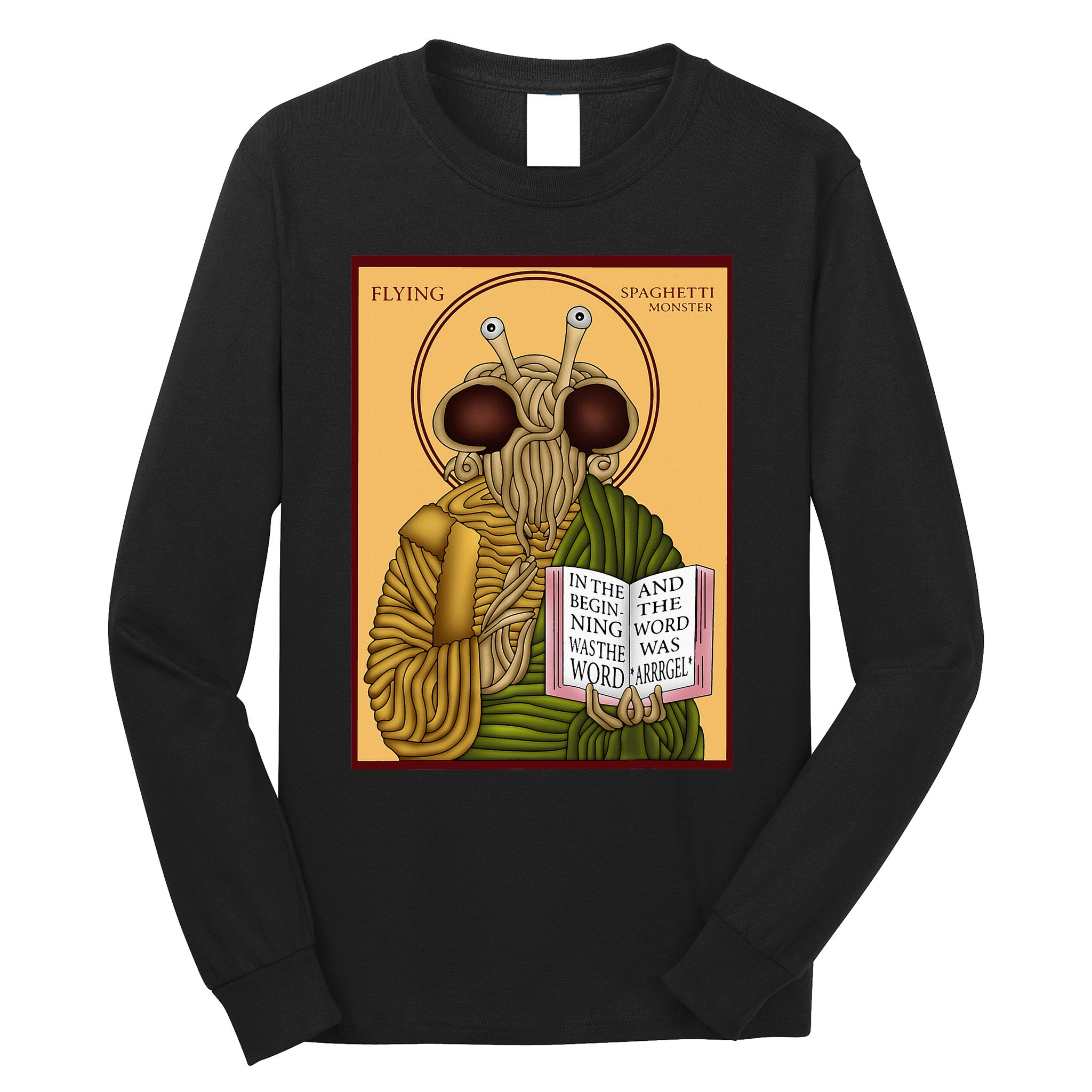 Flying Spaghetti Monster Fsm Pastafarian Long Sleeve Shirt