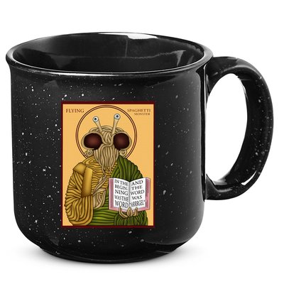 Flying Spaghetti Monster Fsm Pastafarian 15oz Campfire Ceramic Mug