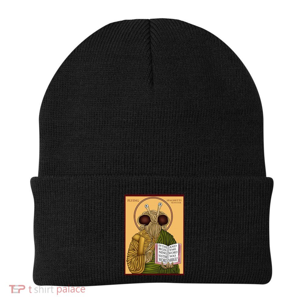 Flying Spaghetti Monster Fsm Pastafarian Knit Cap Winter Beanie