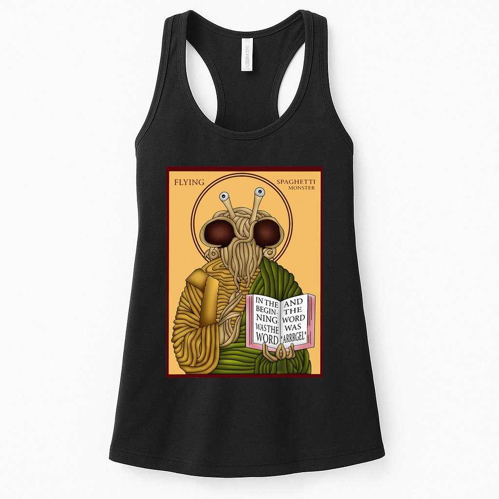 Flying Spaghetti Monster Fsm Pastafarian Womens Tank Top
