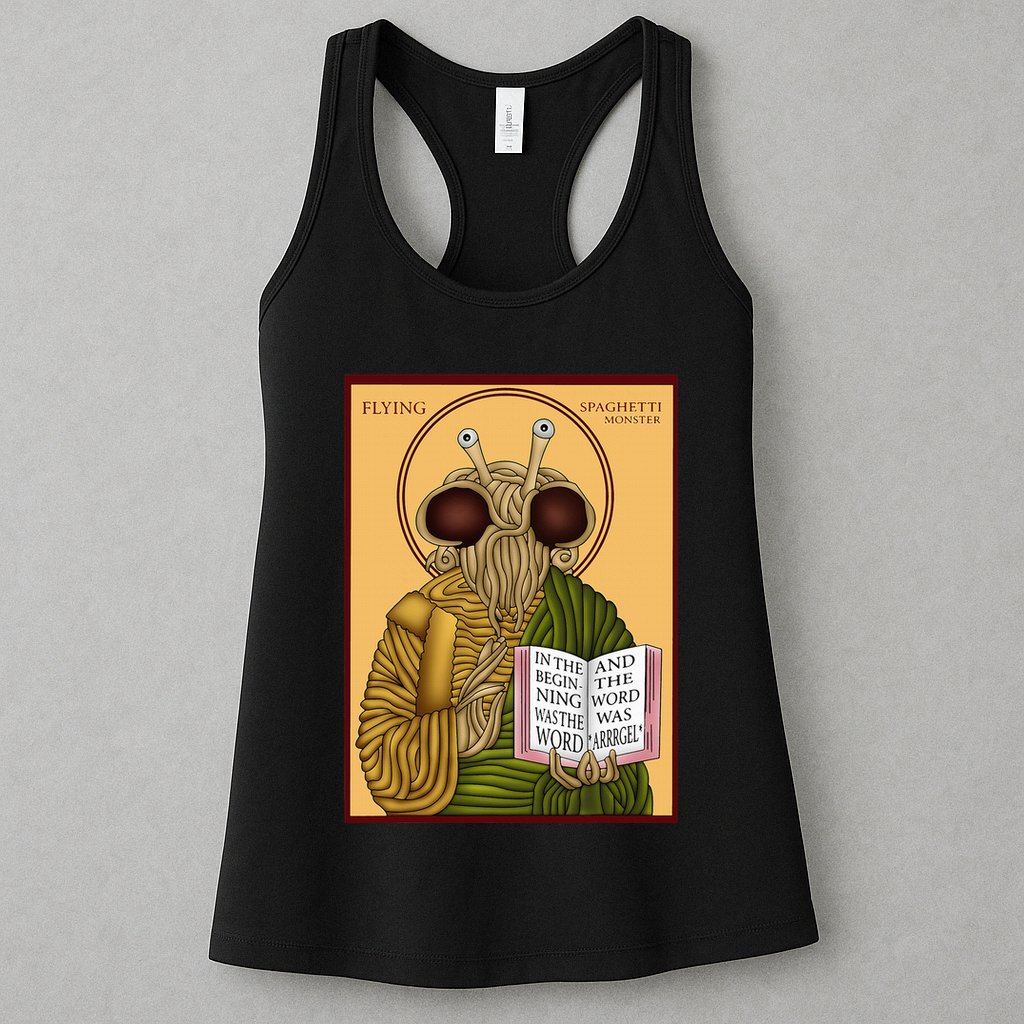 Flying Spaghetti Monster Fsm Pastafarian Womens Tank Top