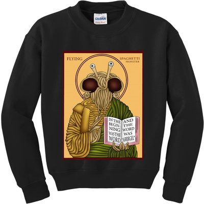 Flying Spaghetti Monster Fsm Pastafarian Kids Sweatshirt