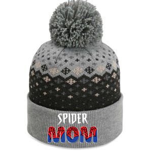 Funny Spider Mom For Women Girl Love The Baniff Cuffed Pom Beanie