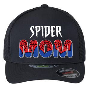 Funny Spider Mom For Women Girl Love Flexfit Unipanel Trucker Cap