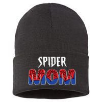 Funny Spider Mom For Women Girl Love Sustainable Knit Beanie