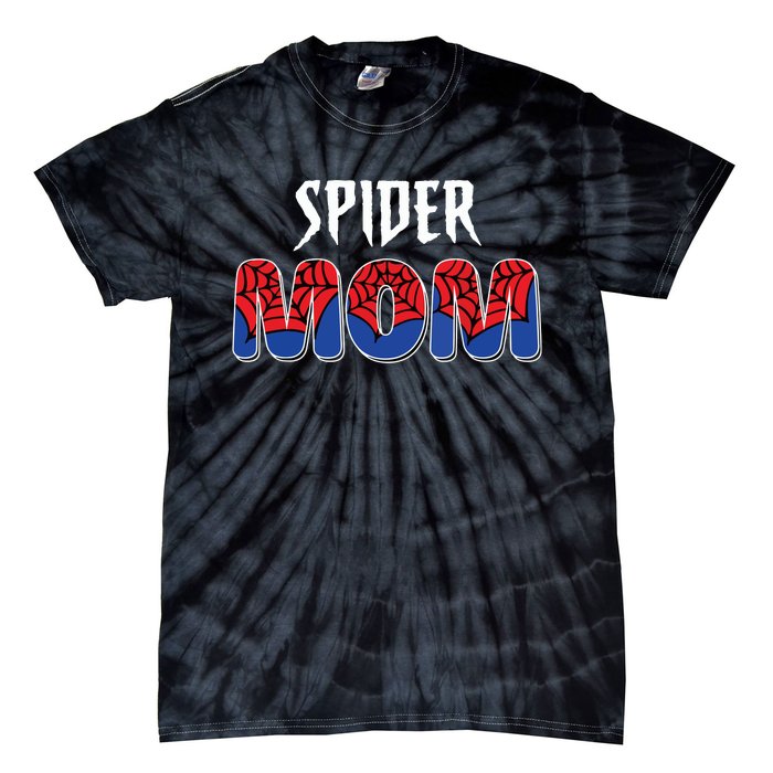 Funny Spider Mom For Women Girl Love Tie-Dye T-Shirt