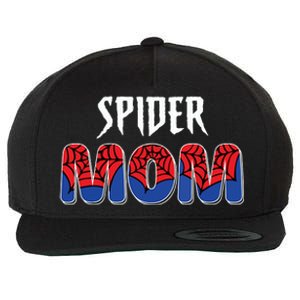 Funny Spider Mom For Women Girl Love Wool Snapback Cap