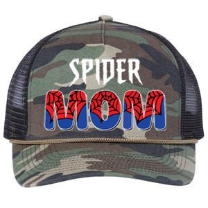 Funny Spider Mom For Women Girl Love Retro Rope Trucker Hat Cap