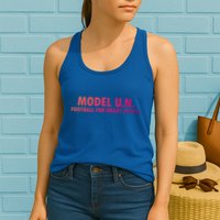 Funny Saying Model U N Gift United Nations Funny Gift Womens Tank Top
