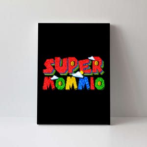 Funny Super Mommio Mothers Day Gamer Canvas