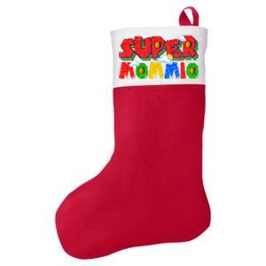 Funny Super Mommio Mothers Day Gamer Felt Holiday Christmas Stocking