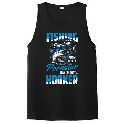 Fishing Saved Me From Becoming A Pornstar Now Hooker Gift PosiCharge Competitor Tank