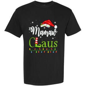 Funny Santa Mamaw Claus Christmas Matching Family Meaningful Gift Garment-Dyed Heavyweight T-Shirt