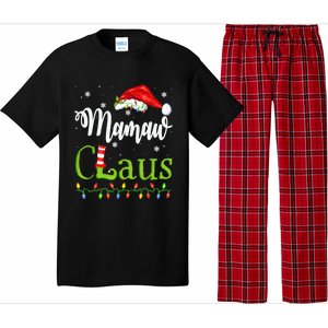 Funny Santa Mamaw Claus Christmas Matching Family Meaningful Gift Pajama Set