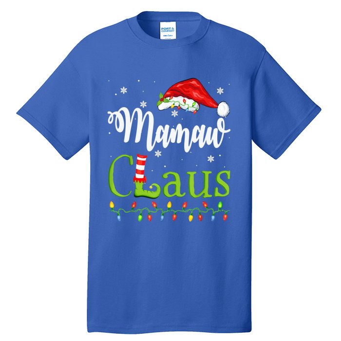 Funny Santa Mamaw Claus Christmas Matching Family Meaningful Gift Tall T-Shirt