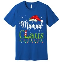 Funny Santa Mamaw Claus Christmas Matching Family Meaningful Gift Premium T-Shirt