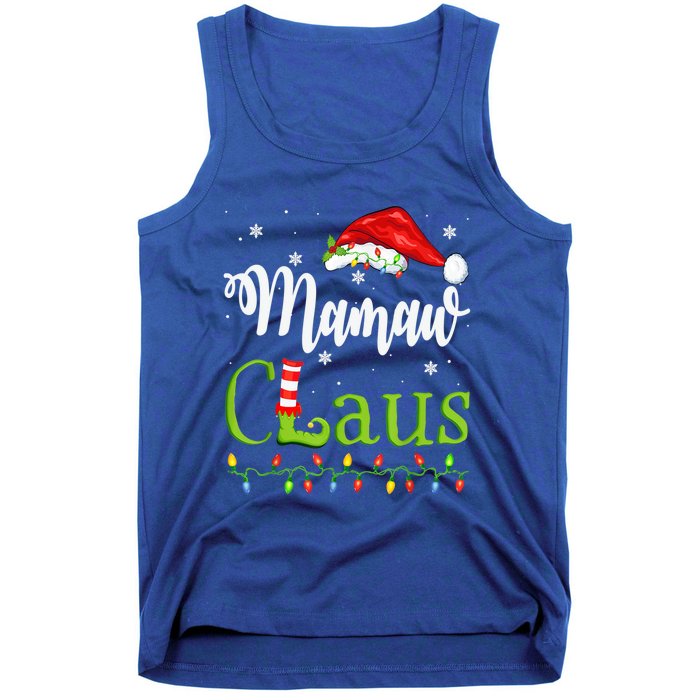 Funny Santa Mamaw Claus Christmas Matching Family Meaningful Gift Tank Top