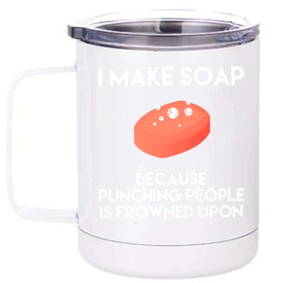 Funny Soap Making Gift Punch Soap Maker Gift 12 oz Stainless Steel Tumbler Cup