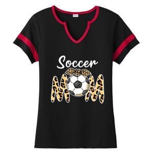 Funny Soccer Mom Us Girls Mother's Day Cute Gift Ladies Halftime Notch Neck Tee