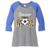 Funny Soccer Mom Us Girls Mother's Day Cute Gift Women's Tri-Blend 3/4-Sleeve Raglan Shirt