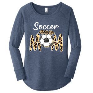 Funny Soccer Mom Us Girls Mother's Day Cute Gift Women's Perfect Tri Tunic Long Sleeve Shirt