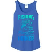 Fishing Saved Me From Becoming A Pornstar Now Hooker Gift Ladies Essential Tank