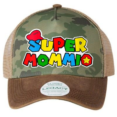 Funny Super Mommio Mother's Day Gamer Legacy Tie Dye Trucker Hat