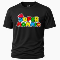 Funny Super Mommio Mother's Day Gamer Cooling Performance Crew T-Shirt
