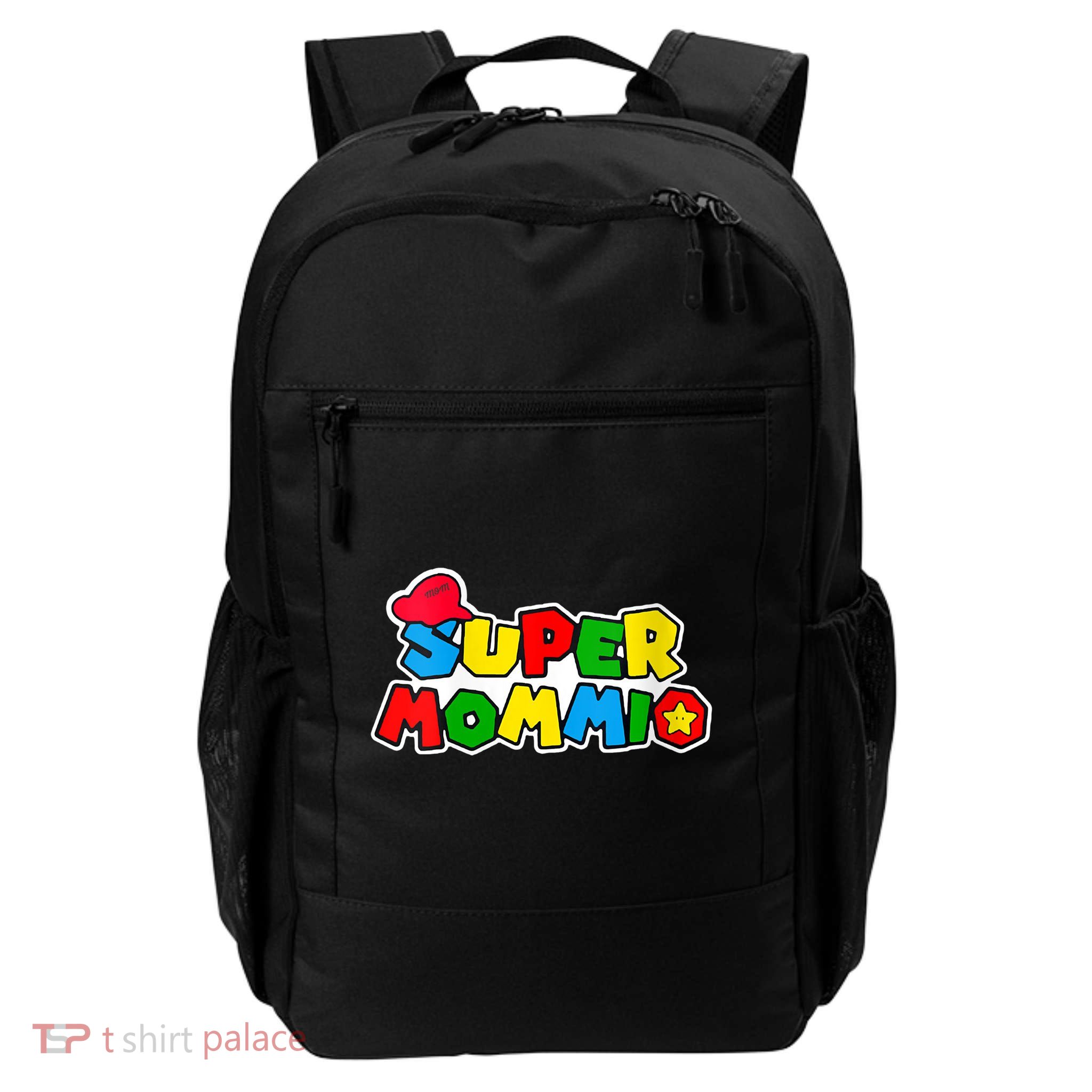 Funny Super Mommio Mother's Day Gamer Daily Commute Backpack