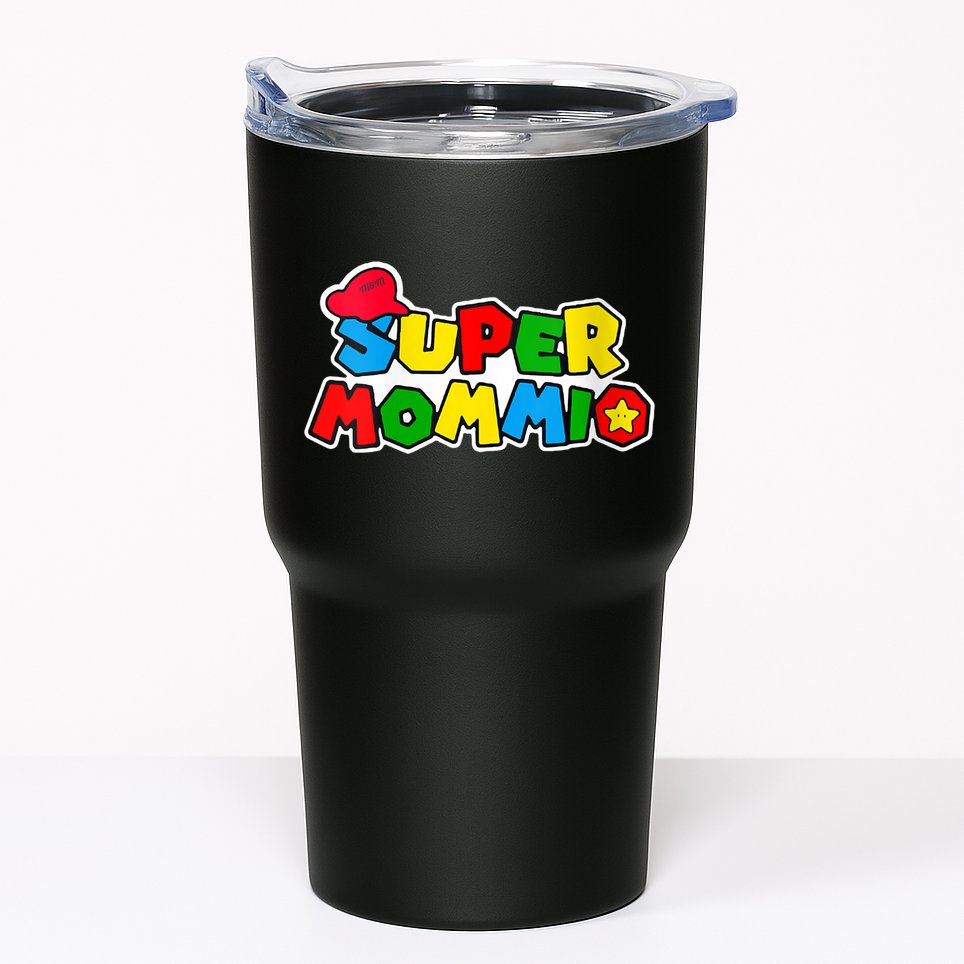 Funny Super Mommio Mother's Day Gamer Tumbler