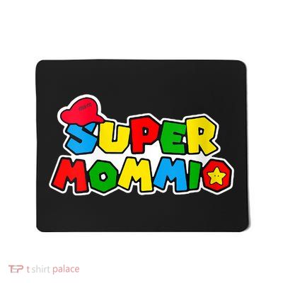Funny Super Mommio Mother's Day Gamer Mousepad
