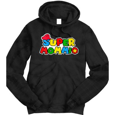 Funny Super Mommio Mother's Day Gamer Tie Dye Hoodie
