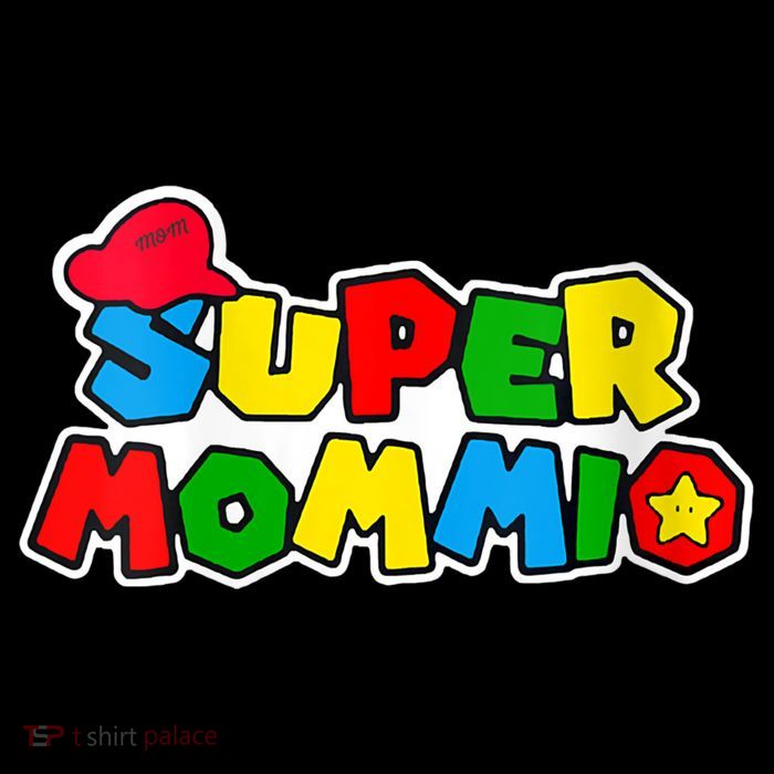Funny Super Mommio Mother's Day Gamer Womens T-Shirt
