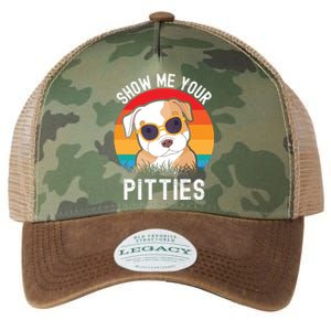 Funny Show Me Your Pitties Shirt Pitbull Owner Legacy Tie Dye Trucker Hat