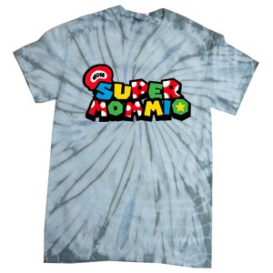 Funny Super Mommio Mother's Day Gamer Tie-Dye T-Shirt